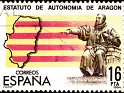 Spain - 1984 - Autonomous Status - 16 PTA - Multicolor - Aragón - Edifil 2736 - Estatuto de autonomía de Aragón - 0